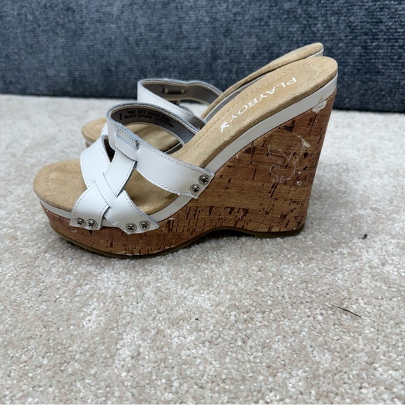 Playboy Wedge shoes Paige 5313 Women's size 6 pump platform sandal - Picture 5 of 9